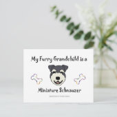 MiniatuurSchnauzer Briefkaart (Staand voorkant)