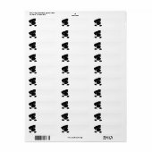 miniatuurschnauzer etiket (Full Sheet)