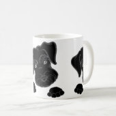 miniatuurschnauzer koffiemok (Voorkant rechts)