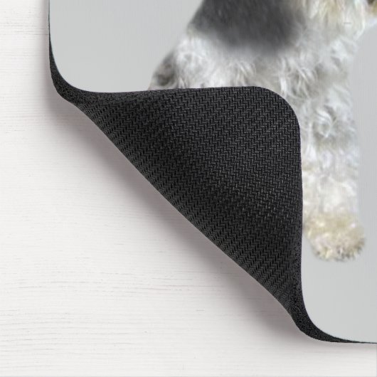 Miniatuurschnauzers willen gewoon een vun mousepad muismat (Hoek)