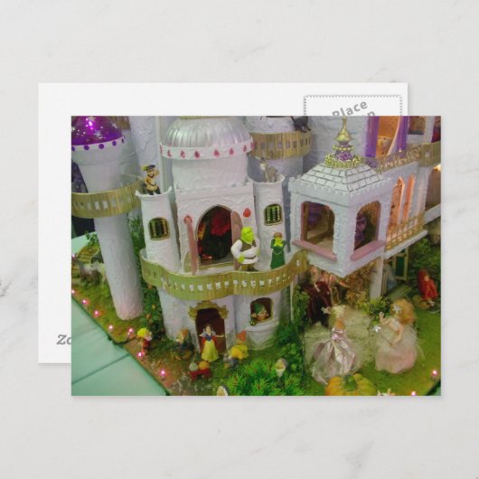 Miniatuursprokasteel Briefkaart (Voorkant / Achterkant)