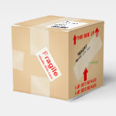 Miniatuurverzenddoos - Aangepaste cadeaudoos Bedankdoosjes (Voorkant Zijde)