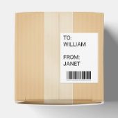 Miniatuurverzenddoos - Aangepaste cadeaudoos Bedankdoosjes (Bovenkant)