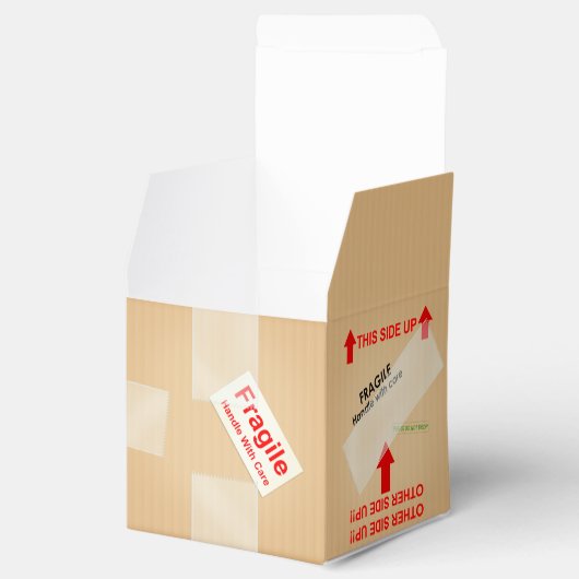 Miniatuurverzenddoos - Aangepaste cadeaudoos Bedankdoosjes (Geopend)