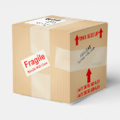 Miniatuurverzenddoos - Aangepaste cadeaudoos Bedankdoosjes (Achterkant)