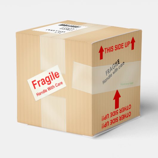 Miniatuurverzenddoos - Aangepaste cadeaudoos Bedankdoosjes (Achterkant)