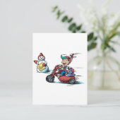 minibike.jpg briefkaart (Staand voorkant)