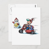 minibike.jpg briefkaart (Voorkant / Achterkant)