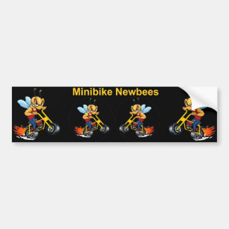Minibike Newbee snijdt je eigen Bumpersticker