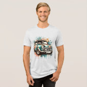 Minicar Tri-Blend Shirt (Voorkant volledig)