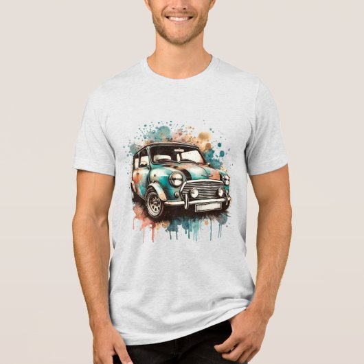Minicar Tri-Blend Shirt (Voorkant)