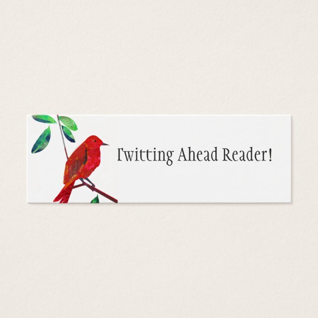 Minicard voor lezen mini visitekaartjes (Voorkant)