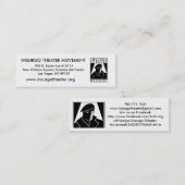 MiniCards-001 Mini Visitekaartje (Voorkant / Achterkant)