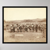 Miniconjou Indian at Grass Dance SD 1890 Poster (Voorkant)