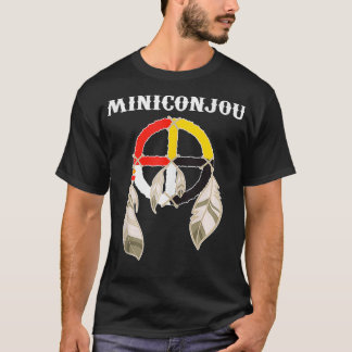 Miniconjou Lakota Sioux South Dakota Medicine Waar T-shirt