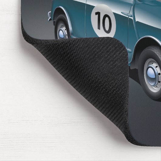 MiniCooper S1 Blue Muismat (Hoek)