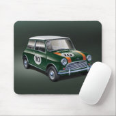 MiniCooper S1 groen Muismat (Met muis)