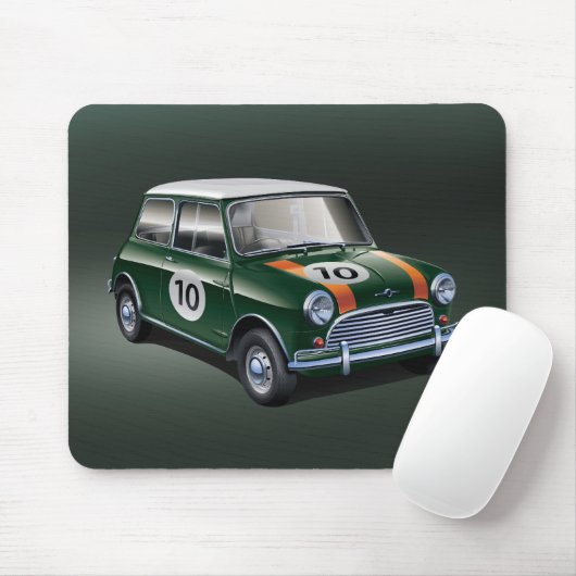 MiniCooper S1 groen Muismat (Met muis)