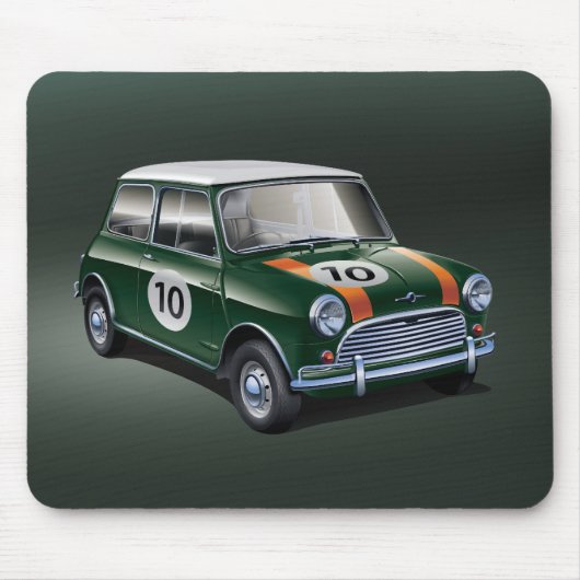 MiniCooper S1 groen Muismat (Voorkant)