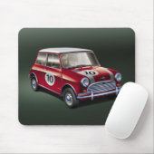 MiniCooper S1 Red Muismat (Met muis)