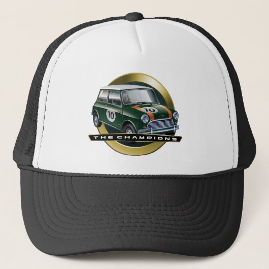 MiniCooper S green Trucker Pet (Voorkant)