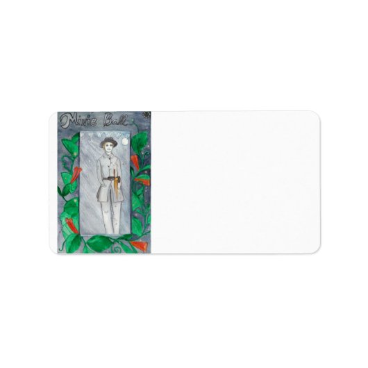 Minie Ball Etiket (Voorkant)