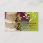 minieme taartrondjes + cymbidium visitekaartje (Achterkant)