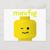 MINIFIG HOOFD BRIEFKAART (Voorkant)