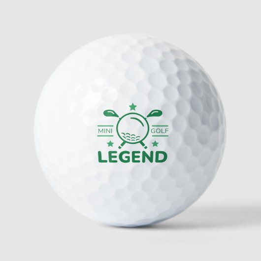 Minigolf Legende Golfballen (Voorkant)