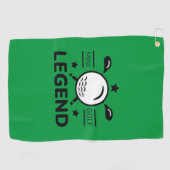 Minigolf Legende Golfhanddoek (Horizontaal)