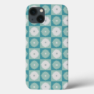 MiniHoesje van de Bloem van het midden van de eeuw iPhone 13 Hoesje