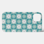 MiniHoesje van de Bloem van het midden van de eeuw Case-Mate iPhone Case (Achterkant (horizontaal))