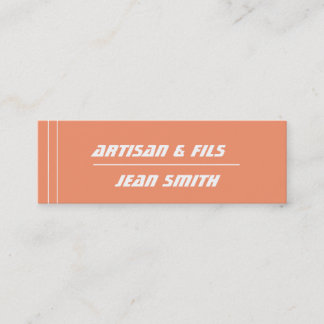 minikaart mini visitekaartje