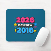 Minimaal 2026 Nieuw 2016 Internet Nostalgie Muismat (Met muis)