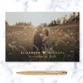 Minimaal 2 foto bruiloft gastenboek