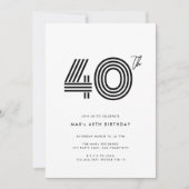 Minimaal 40e dag uitnodiging voor geboorte (Voorkant)