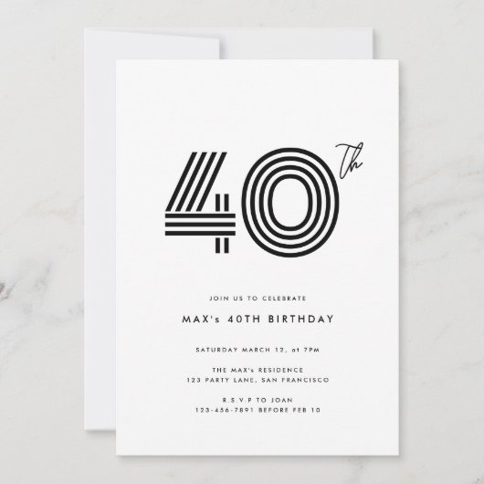 Minimaal 40e dag uitnodiging voor geboorte (Voorkant)