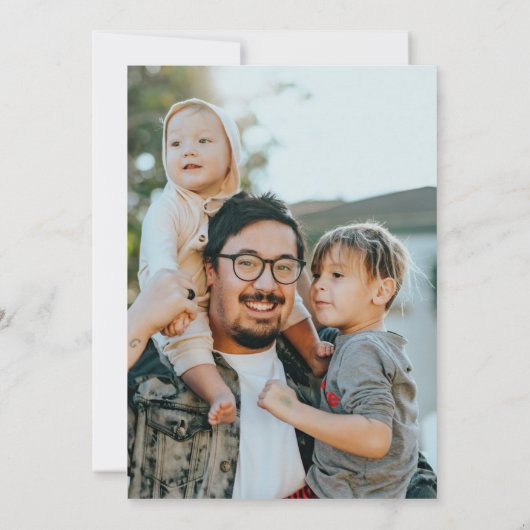 Minimaal 4 juli Pool Party Kaart (Achterkant)