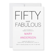 Minimaal 50 en fantastisch 50ste verjaardagsfeest