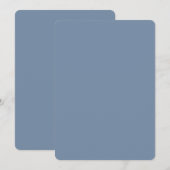 Minimaal 5x7 blanco Save the Date met afgeronde ra (Voorkant / Achterkant)