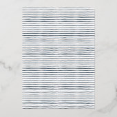 Minimaal 7 Fotocollage Script Gelukkig Nieuwjaar Folie Feestdagenkaart (Achterkant)