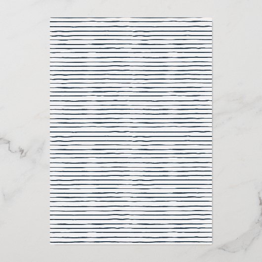 Minimaal 7 Fotocollage Script Gelukkig Nieuwjaar Folie Feestdagenkaart (Achterkant)