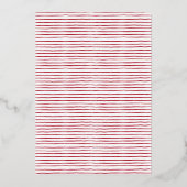 Minimaal 7 Fotocollage Script Vrolijk Kerstfeest Folie Feestdagenkaart (Achterkant)