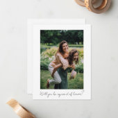 Minimaal aangepast als mijn dienstmeisje van het e notitiekaartje (Voorkant / Achterkant in situ)