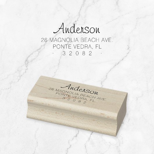 Minimaal aangepast retouradres 04. Rubberstempel