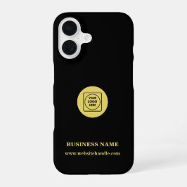 Minimaal aangepast zakelijk bedrijfslogo iPhone ho 16 Hoesje