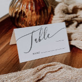 Minimaal aantal bruiloft plaatskaartje