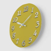 Minimaal aantal grijze, grijze, grijze 3D-mosterd Grote Klok (Hoek)