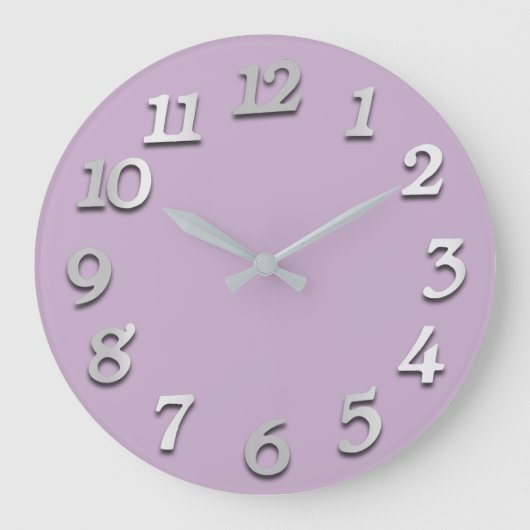 Minimaal aantal grijze lavendel Paars Grote Klok (Voorkant)