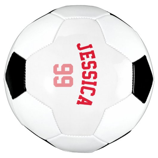 Minimaal aantal meisjesroze roze roze roze voetbal (Gedraaid)